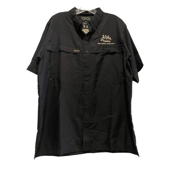 Black Game Guard Men's L camp fish hunt vented GG - Picture 1 of 11